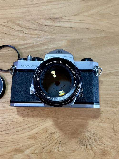  Pentax Spotmatic SP SLR Camera Super Takumar f/1.4 50mm Lens Asahi Pentax — image 2