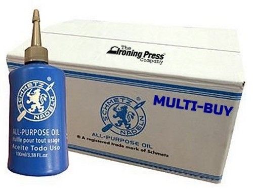 Schmetz Clear All-Purpose Sewing Machine Oil (BULK DISCOUNT FOR HUGE SAVINGS!!)