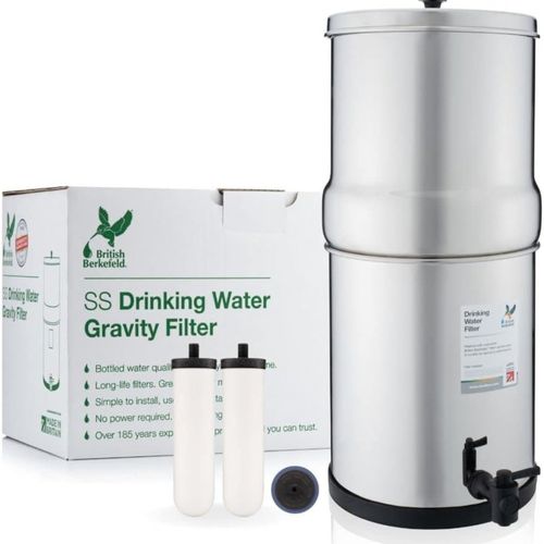 British Berkefeld 6L Gravity Water Filter System | 2 Ultra Fluoride Filters |NEW — image 9