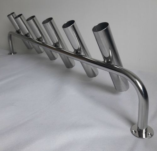 6---TUBE STAINLESS STEEL 316 BOAT FISHING ROD HOLDER  (40mm tube) — image 10