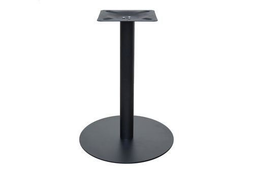 black cast iron flat table base  restaurant pub round - medium - FREE DELIVERY — image 1