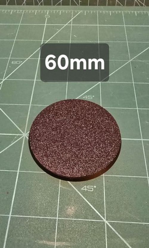 Various Round Bases 25mm to 90mm For Warhammer 40k, D&D, Miniatures, Wargaming