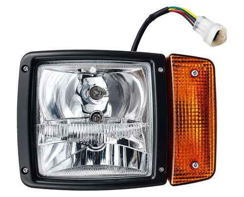 Pair Front Headlight Headlamp Head Light for JCB Telehandler Telescopic Forklift — image 2