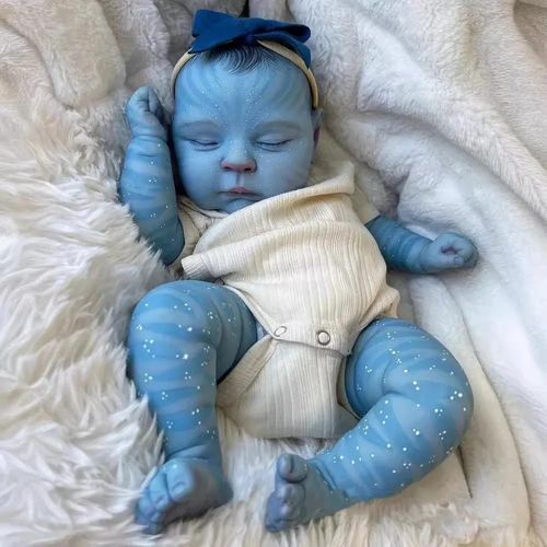 19in Lifelike Reborn Baby Dolls Avatar Peaches Real Handmade Full Body Toy Gift — image 5