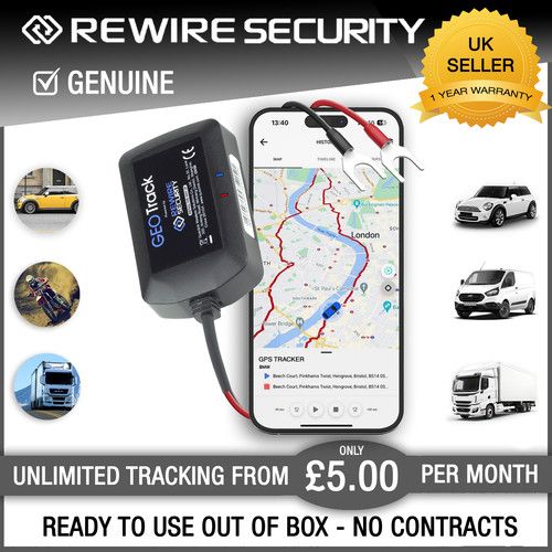 GPS Tracker Geo Track Vehicle Car Van Motorbike Fleet Tracking Device System