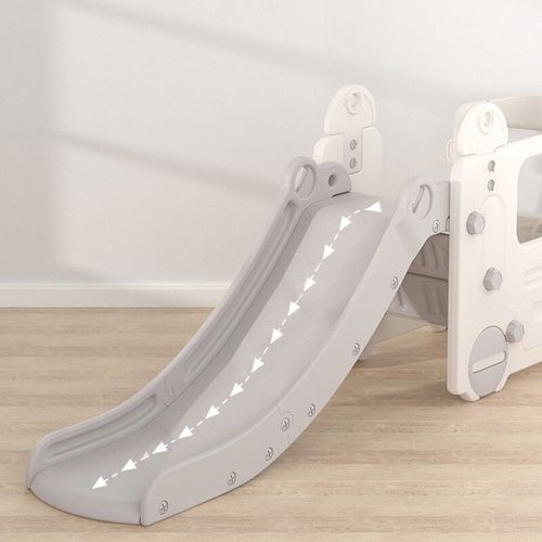 Toddler Slide Set Bus Driving Climber Toy Kids Slider Outdoor Playground Garden — image 9