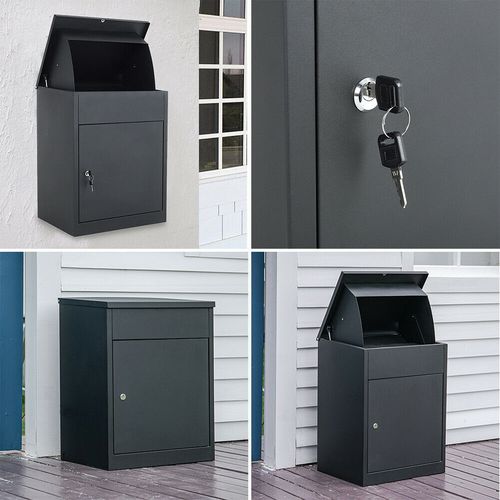 Extra Large Outdoor Parcel Secure Box Lockable Package Delivery Drop Postbox — image 6