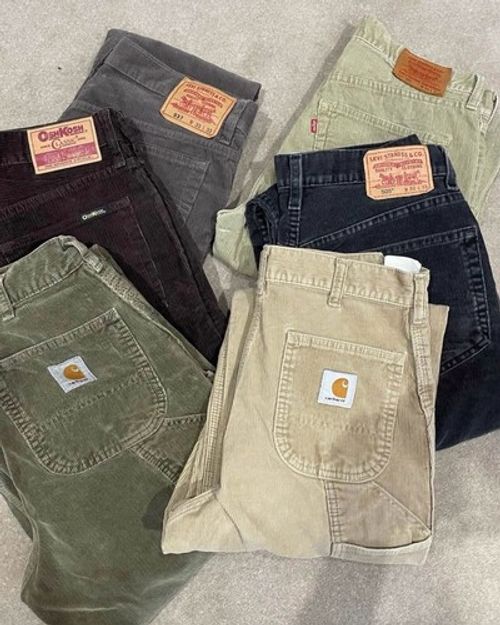 10 x Corduroy Trousers - Branded Bundle (Levi’s, Ralph Lauren, Tommy Hilfiger)