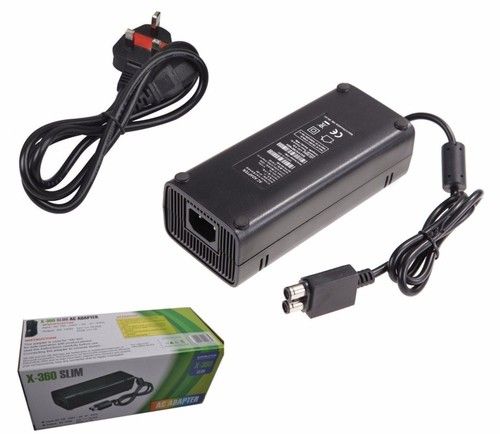 Power Supply for Microsoft Xbox 360 S Slim Brick Adapter UK Mains Charger 135W