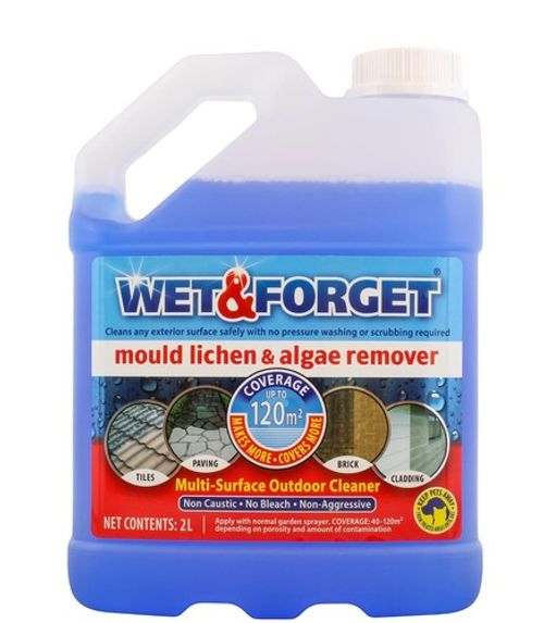 Wet & Forget Mould, Lichen & Algae Remover, Outdoor Patio Cleaner, Black Spot Re