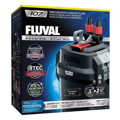 Fluval 107 207 307 407 FX External Power Filter Include Media Aquarium Fish Tank — image 2