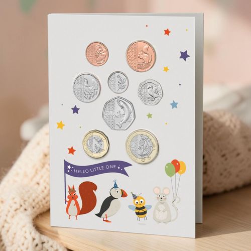 Royal Mint 2025 Hello Little One My First Coin Set Baby Christening Gift UK Coin — image 1