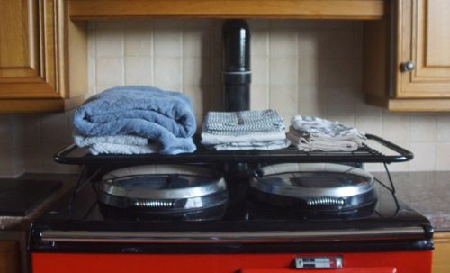 AGA/Range Cooker Drying Rack Clothes/Pans Dryer B4 - Black — image 2