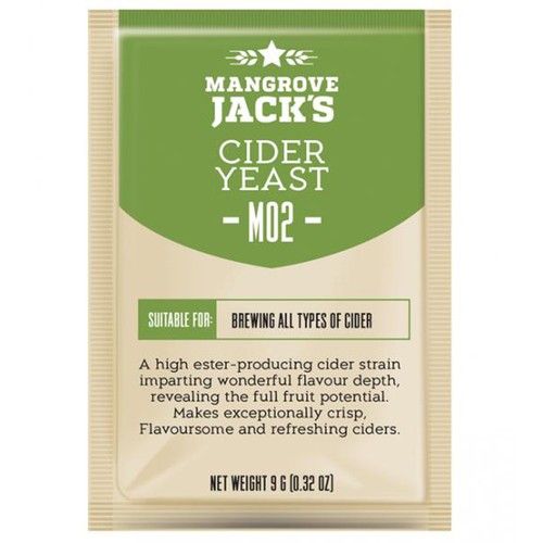 Mangrove Jacks Cider M02 Yeast 9g Sachet Craft Series Homebrew