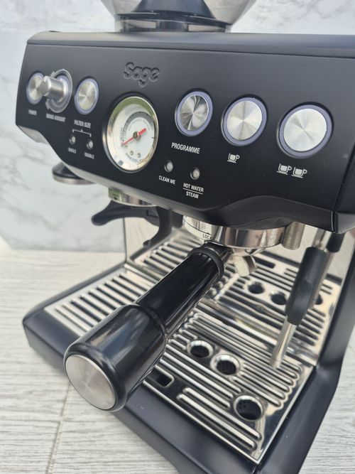 Sage BES875 Espresso Machine, Built-In Grinder, Steam Wand, Black — image 5