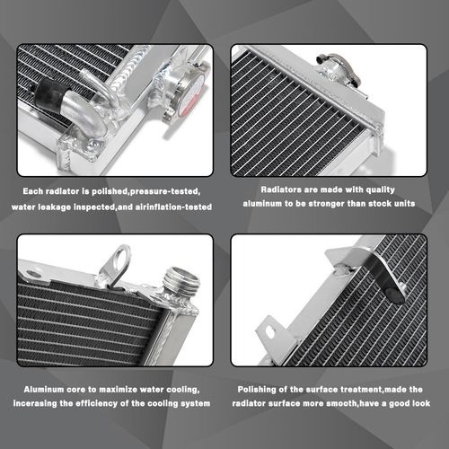 For Yamaha FZS 600 Fazer 1998-2003 1999 2000 2001 2002 Aluminum Water Radiator — image 10