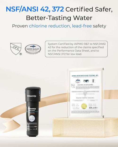 Waterdrop 10UA Under Sink Water Filter System, With Extra RF10 Water Filter — image 3