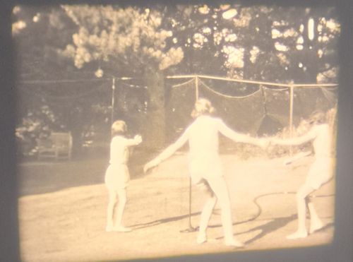 16mm CINE FILM HOME MOVIE FAMILY HORSES CHILDREN PLAYING GAMES CHARMING 1930s — image 7