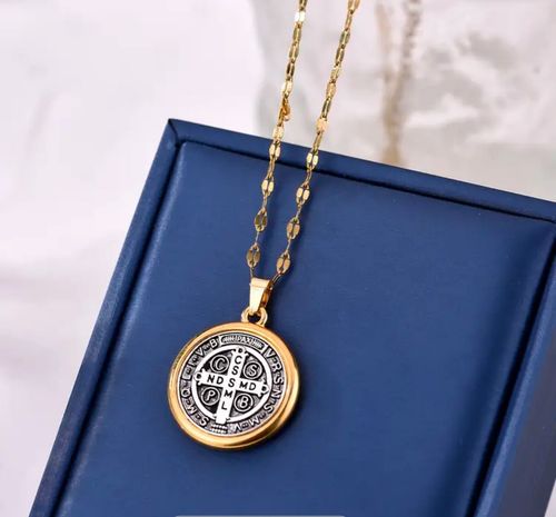 St. Benedict Medal Necklace  Blessed — image 2