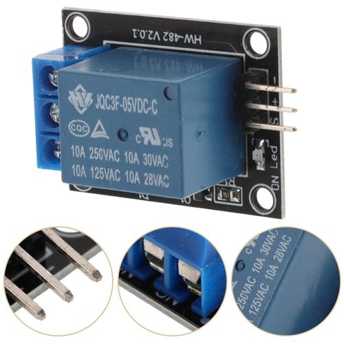 4pcs Relay Module 1 Channel Relay Module Relay Module For Singlechip Compatible — image 7