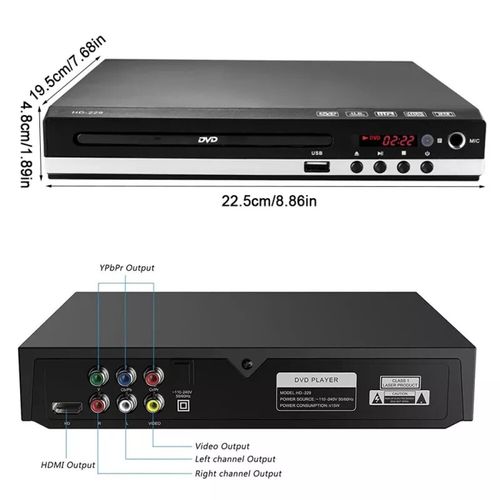 DVD Player Region Free with Remote Control USB Multi Region & HDMI/AV Cable | UK — image 2