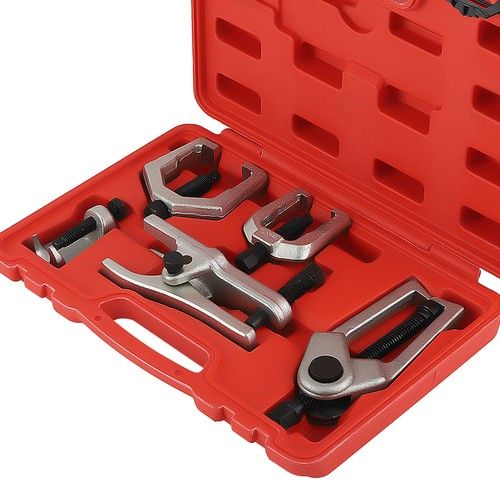 5PC Front Ball Joint Splitter Separator Tie Rod End Puller Remover Tool Kit Set
