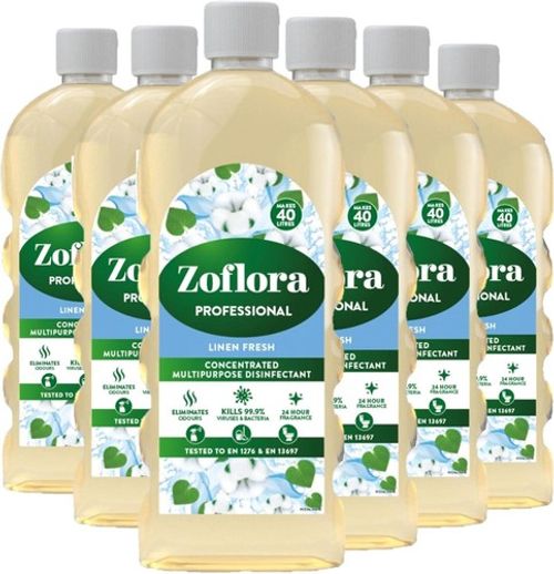 Zoflora Concentrated Disinfectant 6×1L Multipack