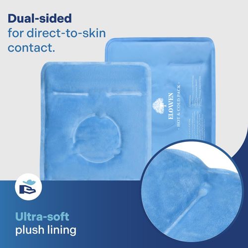 Knee Ice Pack Wrap Reusable Hot Cold Gel for Pain Relief Therapy — image 7