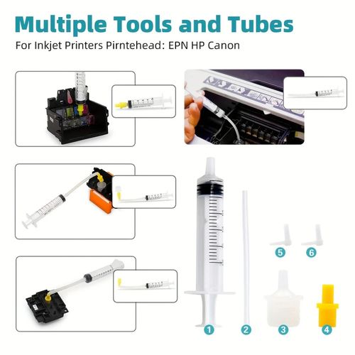 Printhead Cleaning Solution Kit Flush Inkjet Printer Nozzle Cleaner Unblock Tool — image 3
