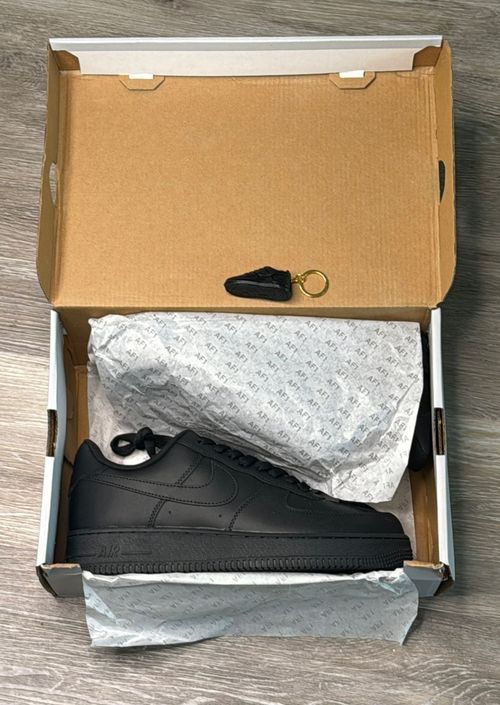 Multiple Sizes - Nike Air Force 1 '07 Low Triple Black | 24HR SHIP | SAME DAY — image 2