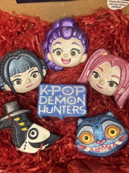 K Pop Demon Bath Bomb Hunters Bath Bomb Boxset Handcrafted