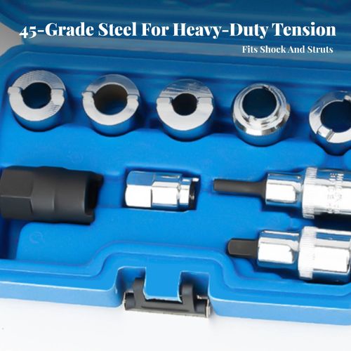 9 Pieces Strut Top Bolt Tool Kit High Quality Shock Absorber Socket Tool Premium — image 8