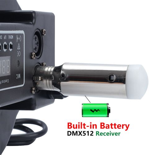 UK 1T7R Wireless 2.4G 1 Transmitter 7 Receiver DMX512 Stage Lighting Controller — image 5