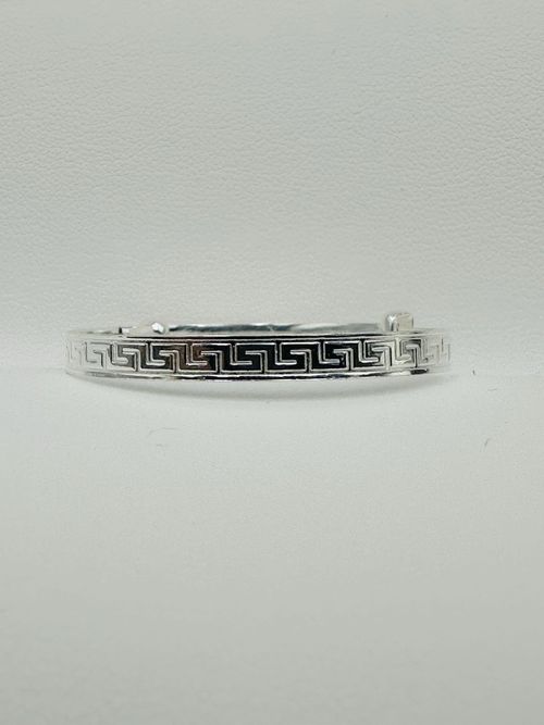 925 Sterling Silver Personalised Baby Christening Bangle  Gift Boxed - New — image 5