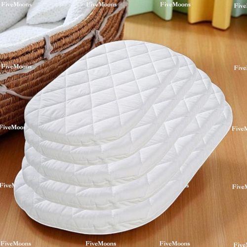 Baby Moses Pram Bassinet Basket 4CM Extra Thick Quilted firm Mattress all sizes — image 1