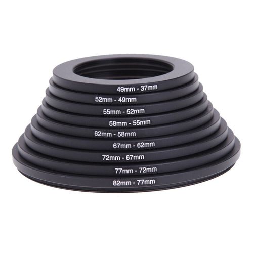 18pcs 37-82mm Step Up & Step Down Filter Adapter Ring Set For DSLR Camera Lens — image 6