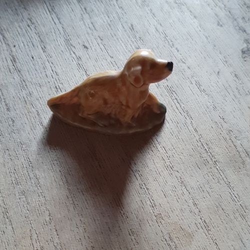 Brown Glossy Glazed Ceramic Dog Head Decorative Figurine, Animals Theme — image 9