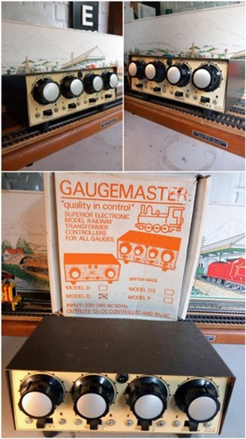 Gaugemaster Q Cased Analogue Speed Controller 4-Track Boxed Tested See Video GWO