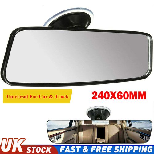 Wide Angle Interior Rear View Mirror for Driving Instructor Suction Cup Degree — image 1