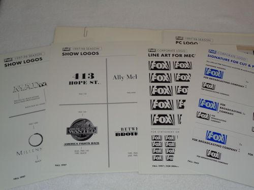 Fox Broadcasting 1997-98 Season Media TV Show Logos Simpsons PC Disks Rare — image 4