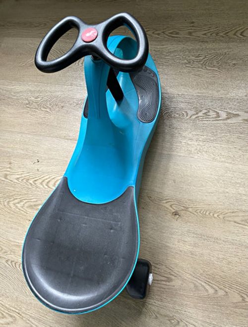 Didicar Kids Wiggle Ride-On Push Along Car Blue & Black, Age 3-4