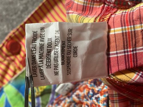 Robert Graham Swim Shorts Men 34 Plaid Multicolour Lined Drawstring Trunks — image 12
