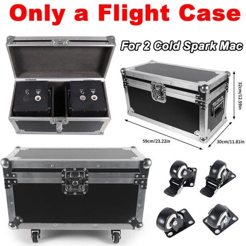 2PCS 700W Cold Spark Machine Stage Effect DMX Firework DJ Event Wedding W/Case