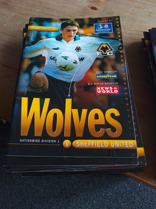 25 X 1997/1998 WOLVES PROGRAMMES WOLVERHAMPTON WANDERERS league & Cup Homes  — image 12