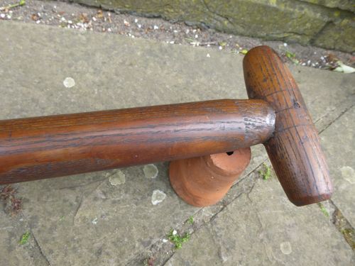 Vintage Garden T Handle 2 Prong Clay Fork . YARDLEY ELEPHANT  "wontbuckle" brand — image 11