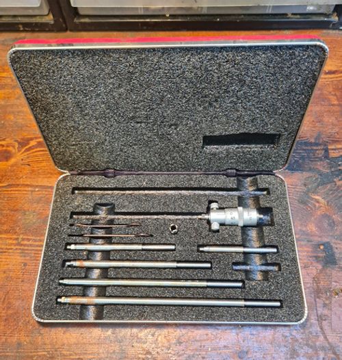 L.S. Starrett Co. Ltd Internal Micrometer Set in Case 50-175mm