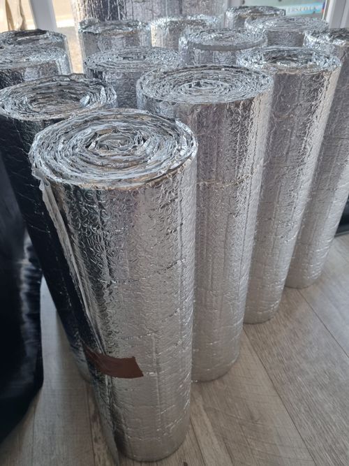 1.2m x 5m Rolls Shed insulation - Double Foil & Double Bubble Insulation — image 2
