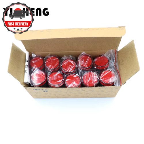 10pcs 22mm Panel Mount Power Signal Indicator Lamp Pilot Light AC DC 12V 24V LED