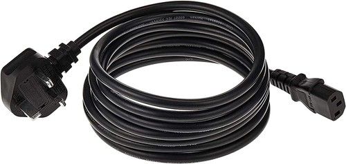 Kettle Lead UK Mains Power Plug to IEC C13 Cable Cord for TV PC Monitor