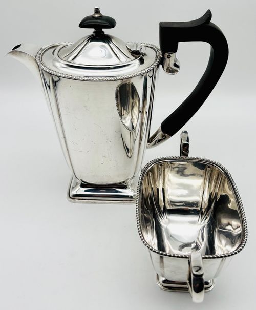Edwardian Silver Plate Four Piece Tea Set by John Turton & Co – Circa 1910 — image 7